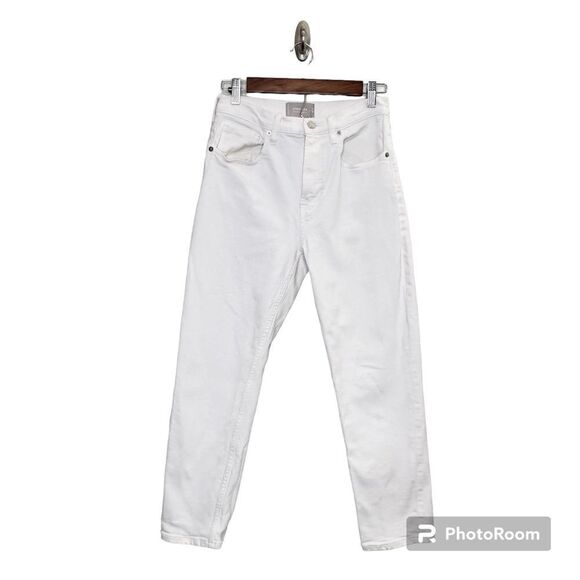 Everlane High Rise Straight Jean White Size 28 - Picture 4 of 12